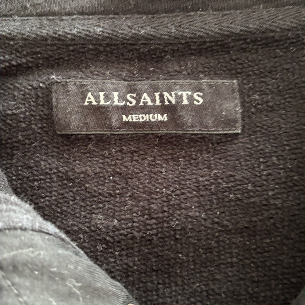 Allsaints Cotton Funnel Neck Sweatshirt - Picture 4 of 8